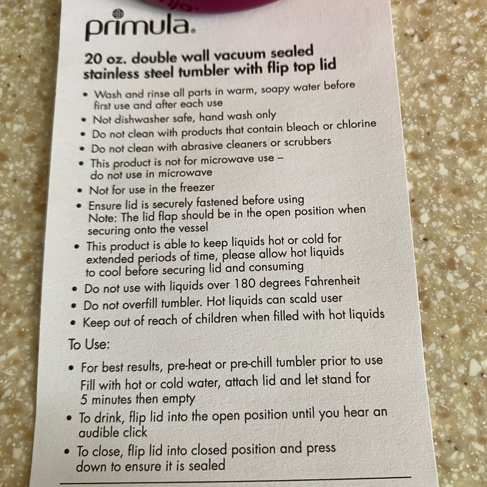 Primula 20 oz. Tumbler - Picture 7 of 7